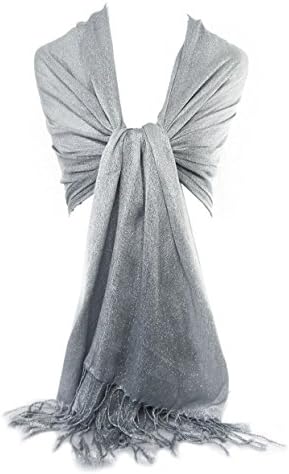 GFM Sparkly Soft Glitter Day or Evening Summer Scarf (TT03)