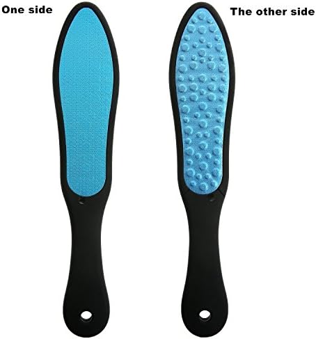 Ladyker Ultimate Foot File, Double Sided Stainless Steel Pedicure Tool Dual Side Professional Callus Remover For Cracked Heel Hard Dead Skin Feet Large Foot File