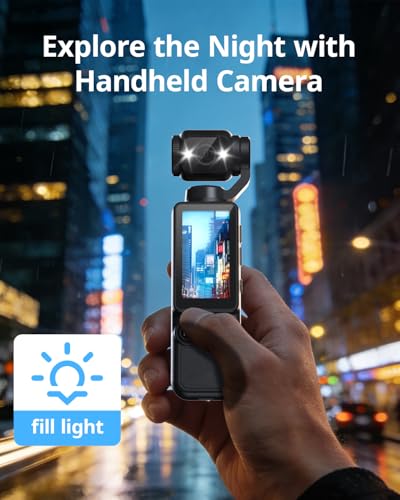 CGXUED Vlogging Camera with 180° Rotating Lens, Pocket Body Camera with Audio & Video Recording, 7-Hour Battery, Handheld POV Cameras with 32GB Card, Easy One-Button Recording for Travel(Black)