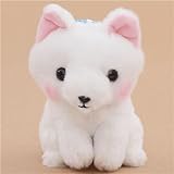 Small white fox Kogitsune Konkon with chain plush toy Japan