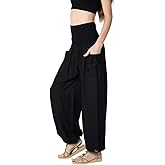 Tranquil Threads High-Waisted Boho Harem Yoga Pants for Women