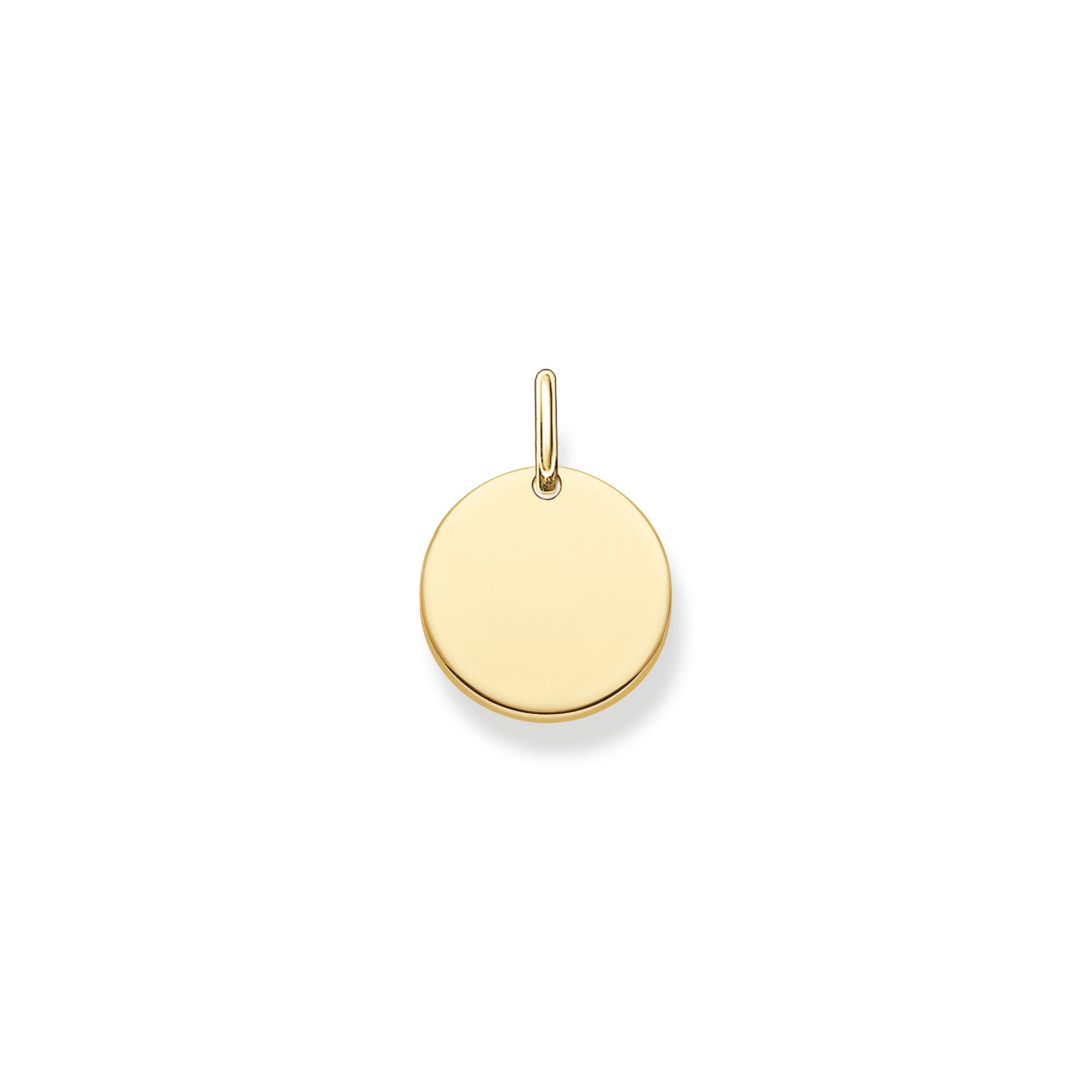 Thomas Sabo pendant coin small gold-plated silver LBPE0001-413-12