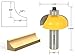 YONICO Router Bits Edge Forming Cove 1/2-Inch Radius 1/2-Inch Shank 13156