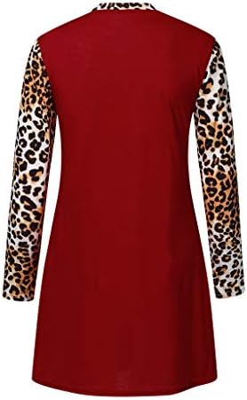 ゆったり 車 バイク 部屋着 袖あり パジャマ 赤 Liqiuxiang パーティーワンピース 家電 カメラ ドレス 正規品送料無料 B0dxqn49 ヒョウ柄 英文字 激安超特価 100 品質保証 赤 プリント ルームワンピース 膝丈 新作製品 世界最高品質人気 クリスマス 英語 ルーム