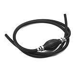 Smiful Fuel Line Assembly, 5/16"-8mm Universal Hand Fuel Line Assembly with Primer Bulb Steel Hose Clamps 6 FT for Marine Outboard Boat Motor Tractors RVs