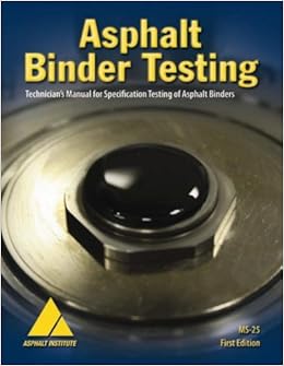 Ms-25 asphalt binder testing manual template Ms-25 asphalt binder testing manual template