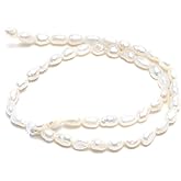 2 Strands Natural Pearl Beads Small Irregular Freshwater Cultured Pearl Beads for Jewelry Making Necklace DIY Gift