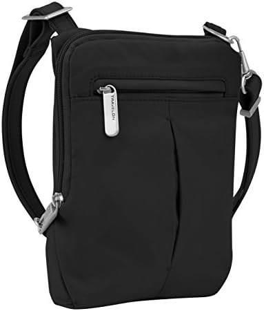 Travelon Anti-Theft Classic Light Mini Crossbody Bag, Black 1 Travelon Anti-Theft Classic Light Mini Crossbody Bag, Black