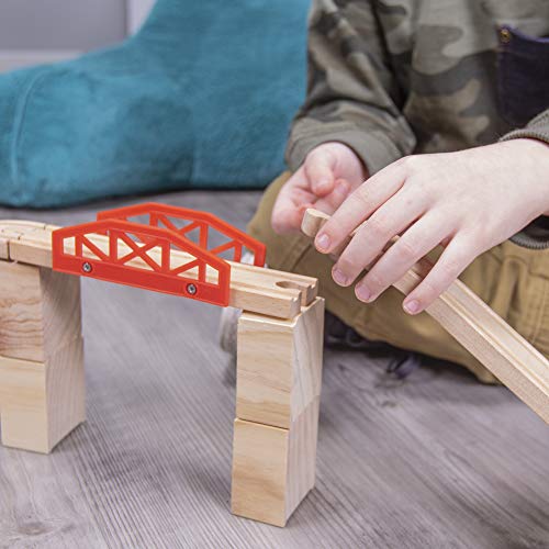 image for Conductor Carl Build-a-Bridge Set (11 pcs.) | Includes 1 Rail Bridge, 