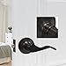 Probrico Interior Keyless Door Leverset Oil Rubbed Bronze Passage Door Lever Handles Locksets 10 Pack
