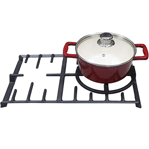Uniflasy Cast Iron Wok Ring Burner Grate for Gas Stove for Samsung