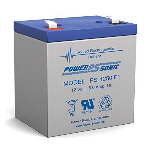 image for Powersonic 12V 5AH SLA Battery Replacement for Rotary Lawn Mower 18958