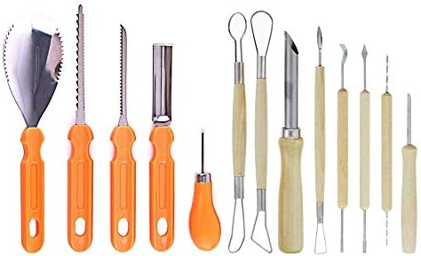 Professional Pumpkin Carving Tools Halloween Creative Pumpkin Carving Kit Fruit Vegetable Carved Kitchen Tools DIY Pumpkin Light Decoration