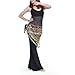 BellyLady Belly Dance Gold Coins Costume Hip scarf, Tribal Egyptian Coin Belt