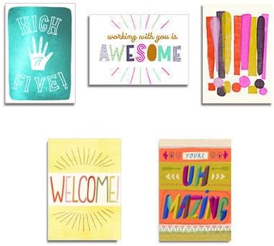 Hallmark Employee Appreciation 25 Pack Assorted Cards for Business (Workplace Celebrations) (Pack of 25 Assorted Greeting Cards for Business)