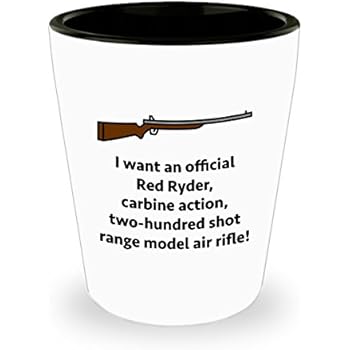 Amazon.com | Christmas Story Ralphie Red Ryder BB Gun Funny Gift Shot