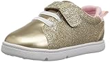 Carter's Every Step Baby Park Girl's and Boy's Casual Sneaker, Gold, 4 M US Toddler