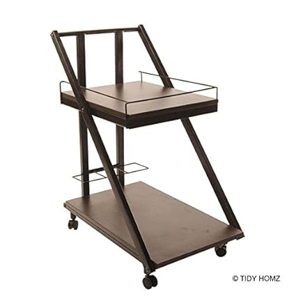 TidyHomz Brenta Multipurpose Trolley - Dark Brown