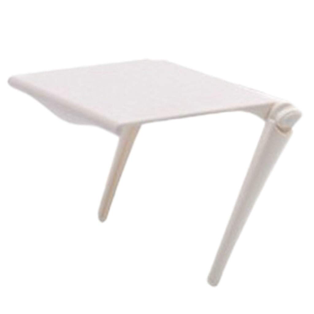 Fewear Desk with Storage Shelves, Office Desk Computer Table Studying Writing Desk for Home Office, Computer Monitor Riser Desktop Stand ABS TV Rack Display Shelf Storage Desk (White)