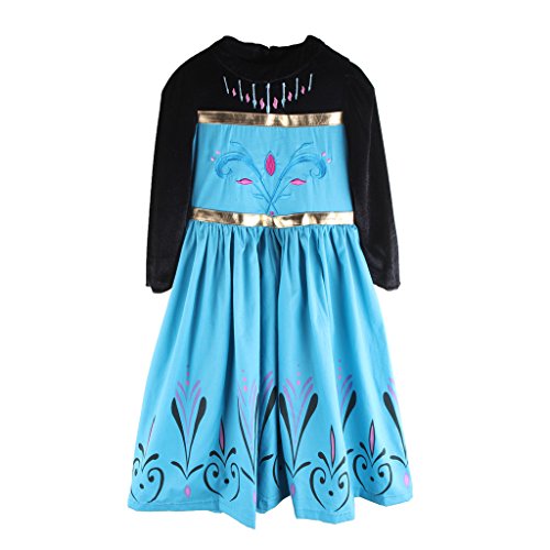 EITC Snow Queen Princess Party Cosplay Costume Girls Dress Up