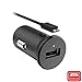 Motorola TurboPower 15 QC2.0 USB-A car charger with SKN6461A micro-USB cable for Moto G5 Plus/G5S/G5S Plus/G6 Play [NOT G6 or G6 Plus] micro usb devices (Retail Box)