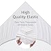 WhatsBedding Overfilled Pillow Top Mattress Pad 100% Cotton 3M Down Alternative Filling Pillowtop Mattress Topper Cover-Fitted Quilted 8-21 Inch California King Mattress Pad Extra Deep Pocket