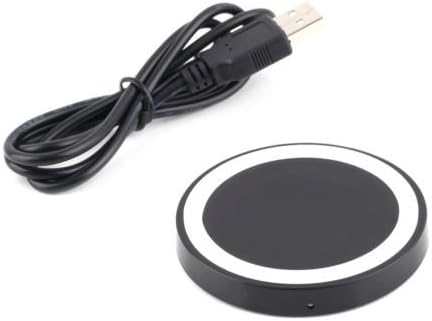 Cellstarr Qi Wireless Induction Charger Pad for LG LTE 2/DIL, Galaxy S6/S7/Note 5, Nexus 6/5/7(2013)/4, Nokia Lumia 1520/1020/920, HTC Droid DNA/Rzound, Blackberry Z30, all Qi-Enabled Phones-Blk-Wte