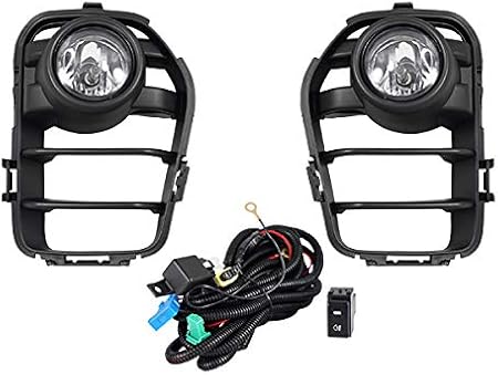 Amazon 日産 Nv350 キャラバン E26系 後期 フォグランプ 後付けキット 室内スイッチ付属 H29 7 フォグランプ 車 バイク