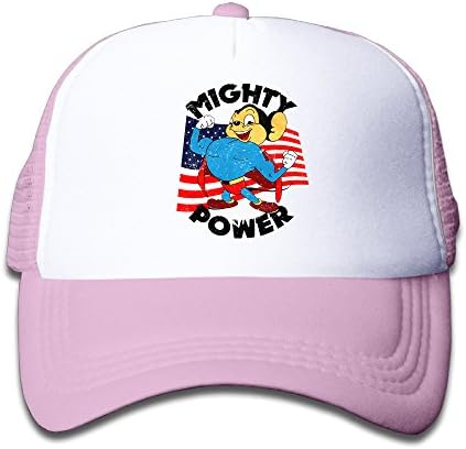 Mens Grey Mighty Mouse Superman Superhero Children Adjustable Snapback Hats Summer A Kid's Youth Cap