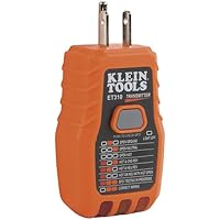 Klein Tools ET310TRANS ET310 Circuit Breaker Finder Replacement Transmitter, Digital Circuit Breaker Finder, Integrated GFCI 