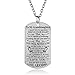 YEEQIN Granddaughter Necklace Love Granddaughter Dog Tag Believe Inspirational Gifts From Grandma Grandmother To Granddaughter Birthday Graduation Gifts