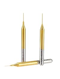 Huhao - Juego de brocas de carburo de tungsteno para revestimiento (10 unidades, 1 8", mango de 1 8")