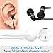 Premium Small In Ear Headphones Wired - HD Stereo Sound with Bass - Best Sport Earbuds for Small Ears - Mini In-ear Headphones with Microphone - Small Earbuds for Women Men - Headphones for Girls Boys