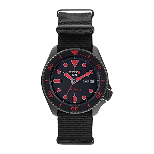 Seiko Men's Analogue Automatic Watch with Cloth Strap SRPD83K1