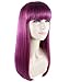Straight Purple Fancy Wig, HW-1418