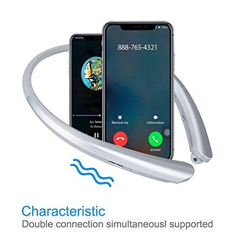 3 Bluetooth+Retractable+Headphones+Wireless+Earphones