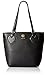 Anne Klein Straight Up Small Tote, Black/Black