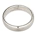 6mm White Tungsten Carbide Polished Classic Wedding Ring Size 9.5