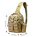 Prospo Tactical Sling Backpack Military Small Development Bag Molle Rover Chest Shoulder Pack Range EDC One Strap Daypack Hiking Camping Treking(Tan)