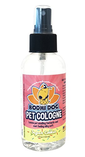 New Natural Sugar Cookie Pet Cologne | Cat & Dog Deodorant and Scented Perfume Body Spray | Clean and Fresh Scent | Natural Deodorizing & Conditioning Qualities | Made in USA - 1 Bottle 4oz (120ml)
