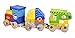 Wooden Train Set - Toddler's Magnetic Stacking Cargo Train Toddler Toys