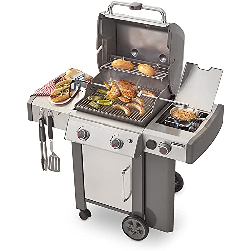 onlyfire Stainless Steel Grill Rotisserie Kit for er Genesis II and