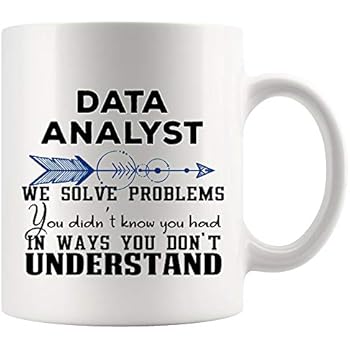Hilarious Definition New Data Analyst Mug Coffee Cup Tea MugsMeaning New Joke Description | Funny World Best Gift Mom Dad Future Analytics Manager Thanksgiving Gifts
