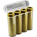 2 Clear 18650 & CR123A 4 Battery Holder Storage Case for 18650 Batteries