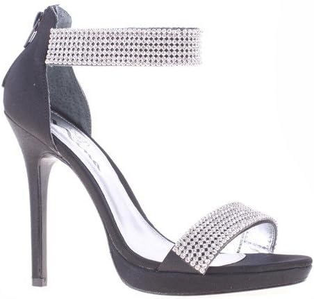 Touch of Nina Flores Black Satin (6 Medium)