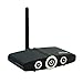 Miccus 160ft LONG RANGE Bluetooth Transmitter or Receiver, Adapter to add wireless audio to Stereo Sound System Speakers Amplifier PC Phone Mac Desktop Extender, 3.5mm AUX RCA(Home RTX -2 Yr Warranty)