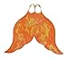 Mahina Mermaid Adult MerFin Classic Swim Mono-Fin Costume Medium Orange