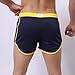 NEARTIME Men's Fitted Shorts, Bodybuilding Workout Gym Running Loose Athletic Shorts Tight Lifting Sport Casual Pant Dark Blue