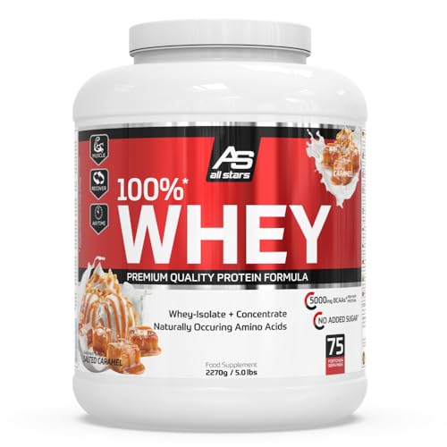 ALL STARS 100% Whey Protein Pulver 2270g Salted Caramel