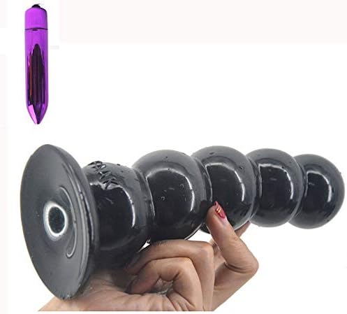 Soft Siiocne Á&-n-àll Beads Trainer Kit- Beginner Set Super Thîck Hand Free Play for Women Men Colorful - Only Sold by Jerlay (Black)